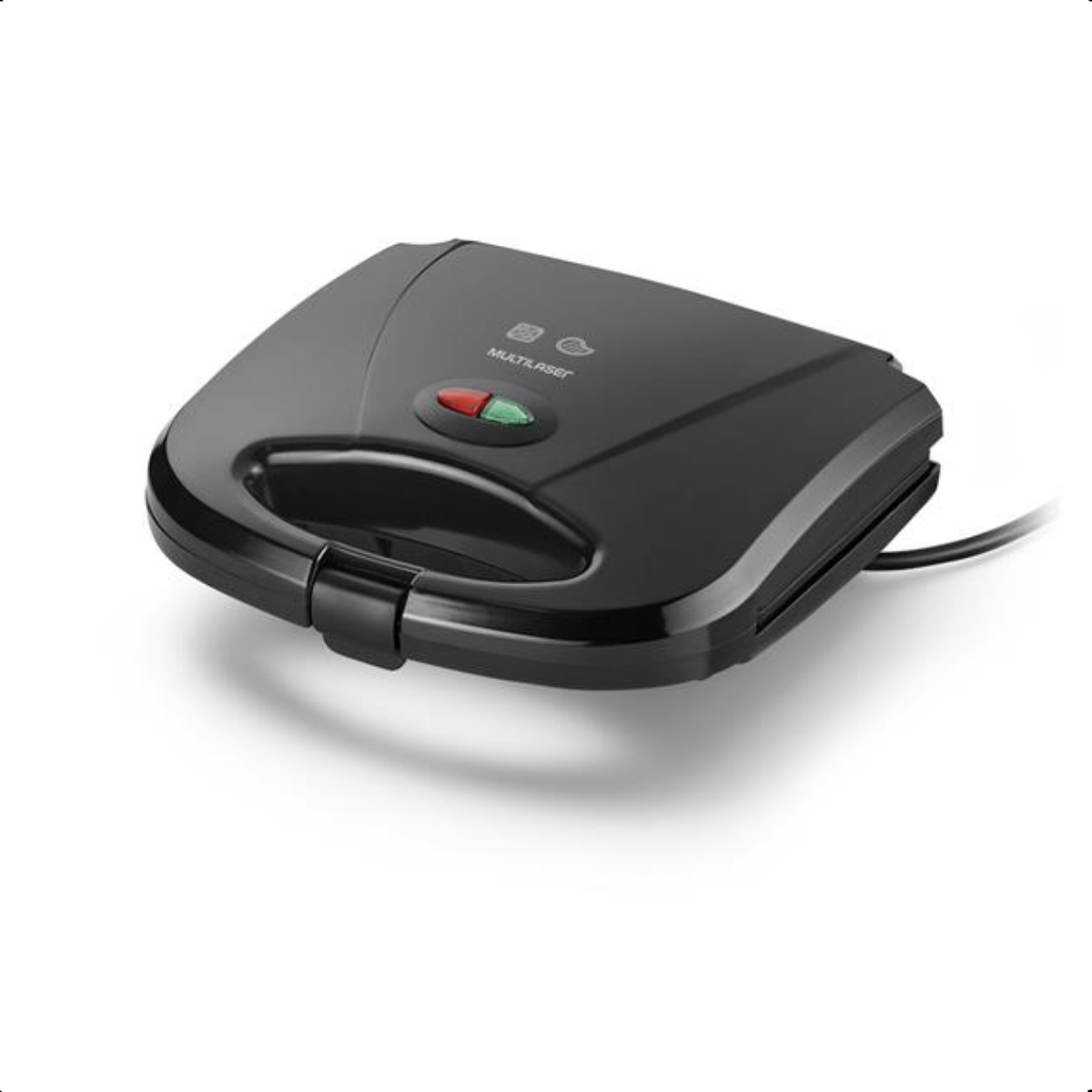 Sanduicheira Grill Gourmet Multilaser 110v Preta 750W - 1