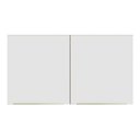 Ver imagem 7 de Armário Aéreo Madesa Lux 120 cm 2 Portas Rustic/Branco Veludo