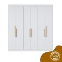 Ver imagem 3 de Guarda Roupa Casal 6 Portas Lugano MDF