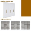 Ver mais imagens de Guarda Roupa Casal 6 Portas Lugano MDF