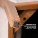 Ver imagem 4 de Kit 4 Cadeiras Sala de Jantar Pequi CabeCasa MadeiraOriginals Bege/Castanho