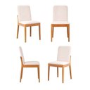 Ver imagem 1 de Kit 4 Cadeiras Sala de Jantar Pequi CabeCasa MadeiraOriginals