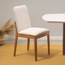 Ver imagem 2 de Kit 4 Cadeiras Sala de Jantar Pequi CabeCasa MadeiraOriginals Bege/Castanho