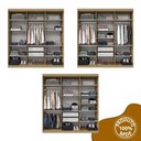 Ver imagem 5 de Guarda Roupa Casal 6 Portas Lugano MDF