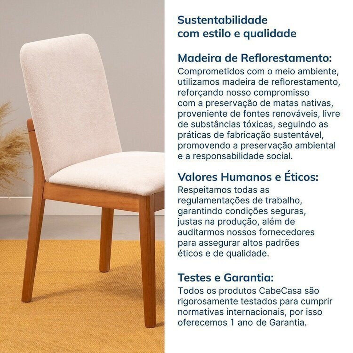 Kit 6 Cadeiras Sala de Jantar Pequi Cabecasa Madeiramadeira - 11