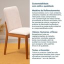 Ver imagem 7 de Kit 6 Cadeiras Sala de Jantar Pequi CabeCasa MadeiraOriginals Bege/Castanho