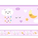 Ver imagem 1 de Faixa Infantil Chuva de Amor Lilas- Kit 2 unidades