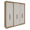 Ver imagem 2 de Guarda Roupa Casal 6 Portas Lugano MDF