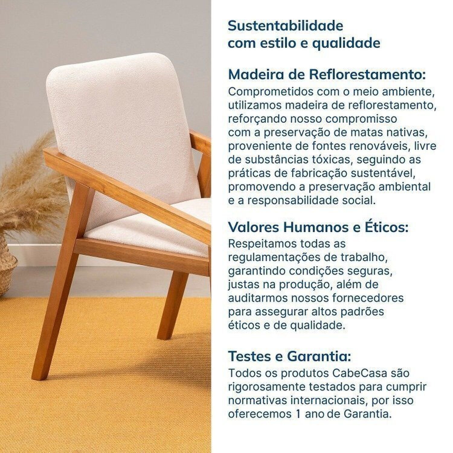 Kit 4 Cadeiras Sala de Jantar Pequi com Braço Cabecasa Madeiramadeira - 7