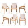 Kit 6 Cadeiras Sala de Jantar Pequi com Braço CabeCasa MadeiraOriginals - 1