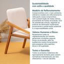 Ver imagem 7 de Kit 6 Cadeiras Sala de Jantar Pequi com Braço CabeCasa MadeiraOriginals Bege/Castanho