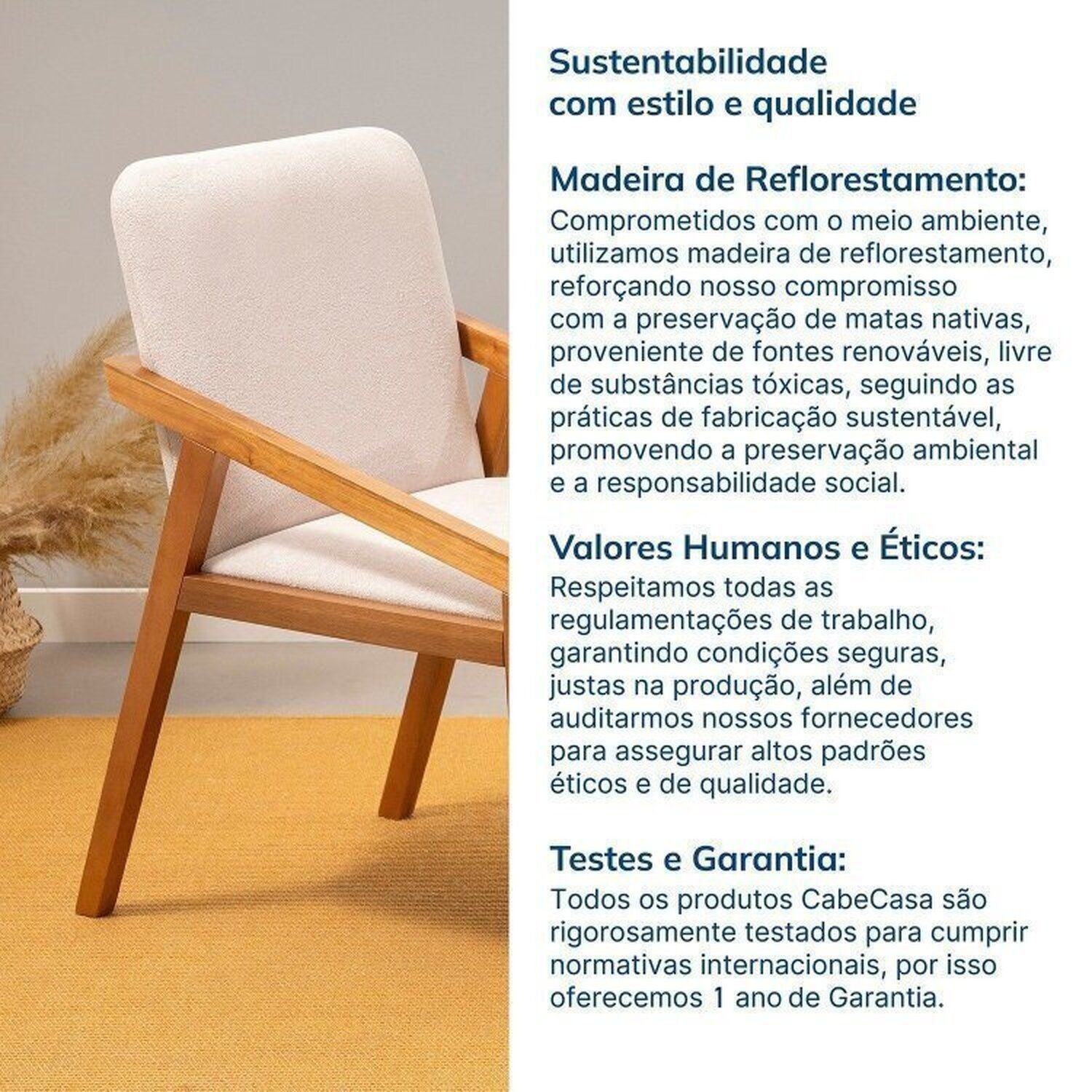Kit 6 Cadeiras Sala de Jantar Pequi com Braço Cabecasa Madeiramadeira - 7