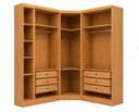 Ver imagem 5 de Guarda-Roupa Modulado de Canto Oblíquo 5 Portas e Cantoneira 100% MDF Cairo