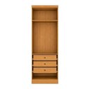 Ver mais imagens de Guarda-Roupa Modulado de Canto Oblíquo 5 Portas e Cantoneira 100% MDF Cairo
