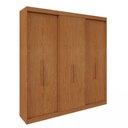Ver imagem 2 de Guarda Roupa Casal 6 Portas Lugano MDF Marrom/Carvalho Vermont