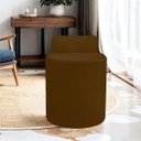 Ver imagem 2 de Puff Banqueta Alto Confortável Reforçado Minimalista Roma Suede