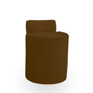 Puff Banqueta Alto Confortável Reforçado Minimalista Roma Suede