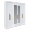 Guarda Roupa Casal 6 Portas Lugano MDF com Espelho - 2