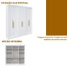 Guarda Roupa Casal 6 Portas Lugano MDF com Espelho - 10
