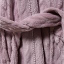 Ver imagem 4 de Roupão Sherpa Lã De Carneiro P Toque Flannel 180G/M² Magnólia - Tessi