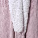 Ver imagem 2 de Roupão Sherpa Lã De Carneiro P Toque Flannel 180G/M² Magnólia - Tessi