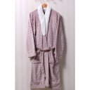 Ver imagem 1 de Roupão Sherpa Lã De Carneiro P Toque Flannel 180G/M² Magnólia - Tessi