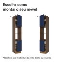 Ver imagem 4 de Paneleiro 40 Cm 2 Portas e 2 Nichos Rustic/azul Vik Madesa