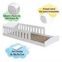 Ver imagem 5 de Cama de Chão Montessoriana de Solteiro Linha Encanto Branco