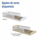 Ver imagem 6 de Cama de Chão Montessoriana de Solteiro Linha Encanto Branco