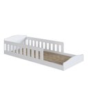 Ver imagem 2 de Cama de Chão Montessoriana de Solteiro Linha Encanto Branco