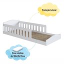 Ver imagem 4 de Cama de Chão Montessoriana de Solteiro Linha Encanto Branco
