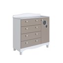 Ver imagem 2 de Cômoda Infantil 4 Gavetas e 1 Porta Linha Encanto