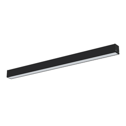 Luminária Sobrepor Taschibra Vetor Led Linear 35W Bivolt Preta 4000K Luz Neutra - 1