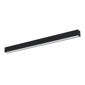 Luminária Sobrepor Taschibra Vetor Led Linear 35W Bivolt Preta 4000K Luz Neutra