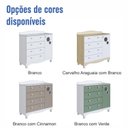 Ver imagem 6 de Cômoda Infantil 4 Gavetas e 1 Porta Linha Encanto