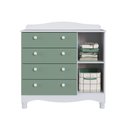 Ver imagem 5 de Cômoda Infantil 4 Gavetas e 1 Porta Linha Encanto