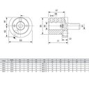 Ver imagem 5 de Vdi Porta Barra Weldon - Vdi30 - Encaixe 20 - Din 69880 E2