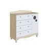 Cômoda Infantil 4 Gavetas e 1 Porta Linha Encanto - 2