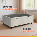 Ver imagem 5 de Cama Box com Baú Solteiro 0,88m Prince Branco