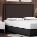 Ver imagem 3 de Cabeceira King Size Maísa 195cm C/ Frame Suede Marrom