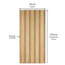 Ver imagem 4 de Painel Ripado Côncavo MDF Italy 4cmX270cm 
