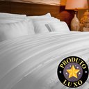 Ver imagem 3 de Jogo De Cama Lençol Queen 4 Peças 300 Fios 100% Algodão Adamascado 158x198cm - BF Colchões
