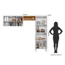 Ver imagem 3 de Armário Modulado para Cozinha Compacta 6 Portas Mariah