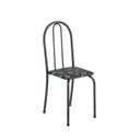 Ver imagem 6 de Conjunto de Mesa Tubular 100x60cm Tampo em MDF com 4 Cadeiras Ane B Soma Móveis Prata/Preto