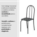 Ver mais imagens de Conjunto de Mesa Tubular 100x60cm Tampo em Mdf com 4 Cadeiras Ane B Soma Móveis