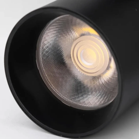 Kit 10 Peças de Spot de Trilho 10w Preto Cor 6500k