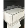 Dispenser Caixa Porta Lenços Papel Interfolha Parede Cristal - 5