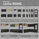 Ver imagem 7 de Armário de Cozinha Compacta 190cm Reims Madesa 08 Preto