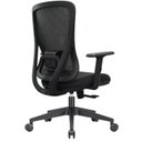 Ver mais imagens de Kit 5 Cadeiras Escritório Diretor NR17 Ergonômica Tela Mesh Kappa Preto