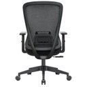 Ver imagem 4 de Kit 5 Cadeiras Escritório Diretor NR17 Ergonômica Tela Mesh Kappa Preto